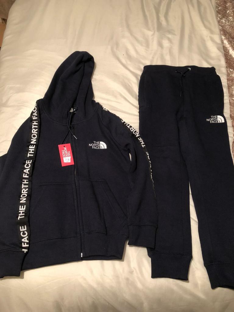 north face infant tracksuit